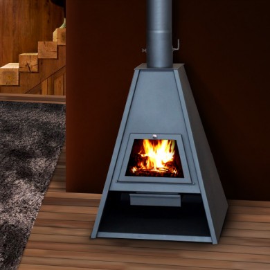 Poêle à bois BELLEZA - DELTA 21 kW - RadiateurPlus.com