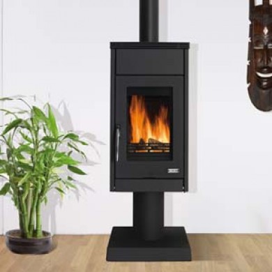 Poêle BBC GALATEA 7 kW Peint anthracite GODIN 377130