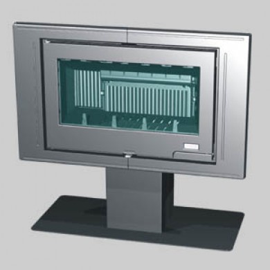 Poêle en fonte MOURIEZ 14 kW Peint anthracite GODIN 373147