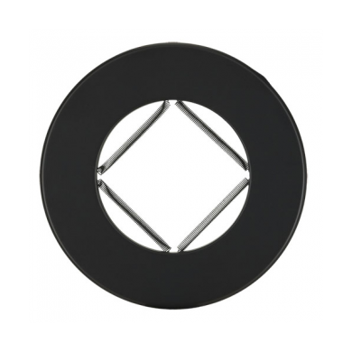 Rosace acier 2 mm noir mat Ø 130 mm - POUJOULAT – 50130970