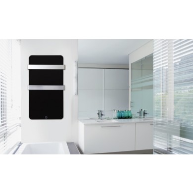 Sèche serviettes HAVERLAND - XTAL BAGNO 600W Noir