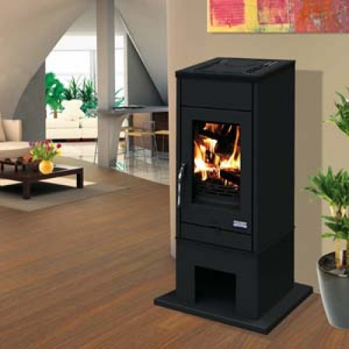 Poêle BBC CIMOTOE 7 kW Peint anthracite GODIN 377132