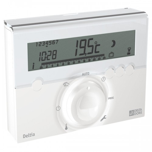 Programmateur Fil Pilote 1 zone Deltia 8.13 DELTADORE - DEL6050413 - RadiateurPlus.com