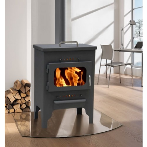 Poêle en acier avec four supérieur Lyon - PANADERO