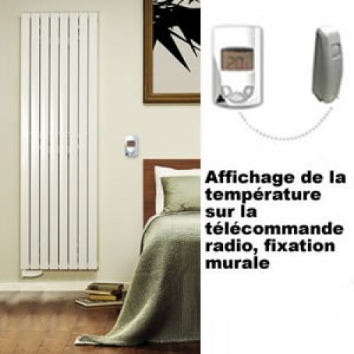 Radiateur électrique caloporteur - LVI - Tamari V (Hauteur : 2030 mm)