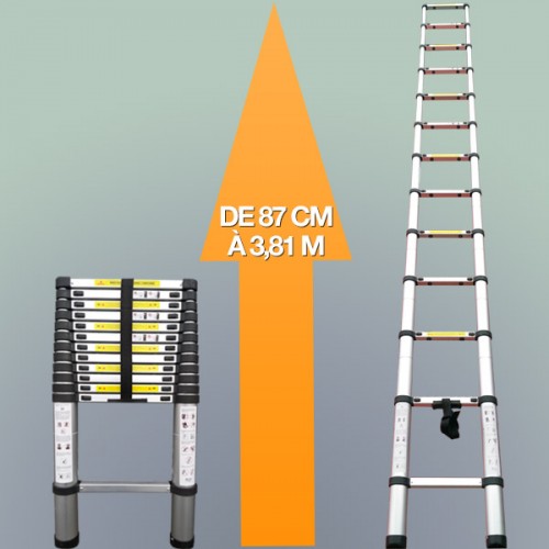 Échelle de verrouillage télescopique en aluminium LBH - ZT-A13 - achat radiateur electrique