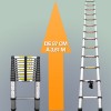Échelle de verrouillage télescopique aluminium LBH Hauteur max 3.81m ZT-A13