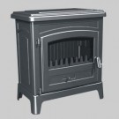 Poêle traditionnel FONTEVAL 10 kW Peint anthracite GODIN 389143