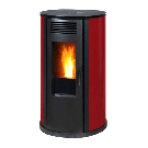 Poêle à granulée de bois Penlan 11 kW Bordeaux DEVILLE C077GB.03-DA