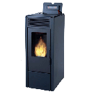 Poêle à granulée de bois Penmen 11 kW Noir DEVILLE C07723.06-DA