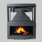 Insert 17 kW Peint anthracite GODIN 660139