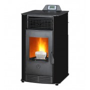 Poêle à granulée de bois Ailly 7,2 kW Noir DEVILLE C07707.06-DA