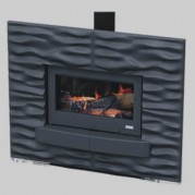 Poêle en fonte ARBRET 14 kW Peint anthracite GODIN 373145