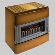 Poêle bois-charbon ARIEGEOIS 7 kW Acier émaillé brun GODIN 3708