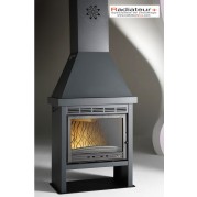 Poêle cheminée avec habillage Doncheville - INVICTA