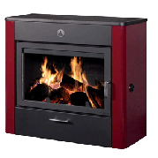 Poêle à bois classique Bétyle 14 kW Bordeaux DEVILLE C07783.03