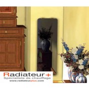 Radiateur en verre Campaver 2 Ultime Noir astrakan - CAMPA Vertical 1250W 