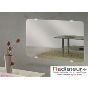 Radiateur en verre Campaver 2 Ultime Reflet "effet miroir" - CAMPA Horizontal 2000W