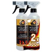 Lot de 2 nettoyants vitre Flacon pulvérisateur 500 ml - CHEMINETT-15512