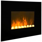 Cheminée electrique décorative Black Fire - CHEMIN'ARTE - 039 2000W Radiateur Plus