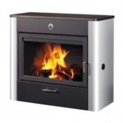 Poêle à bois classique Bétyle 14 kW Métal DEVILLE C07783.11