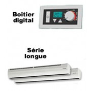 Chauffage rideau d'air - NOIROT - Série longue 9000/4500W - Débit 1600/1100 m3/h - achat radiateur électrique