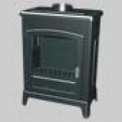 Poêle traditionnel FONTEMONT 12 kW Peint anthracite GODIN 389144