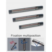 Chauffage Infrarouge - APPLIMO - Infrarouge IR 1500W - Aluminium - 230V - achat radiateur électrique