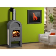 Poêle à bois MAESTRO K de BELLEZA 7 KW 90m² de surface de chauffe 