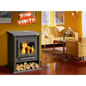 Poêle en acier avec four et bûcher Haya - PANADERO