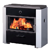 Poêle à bois classique Petit Express 9 kW métal DEVILLE C07799.11