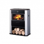 Poêle à bois classique Express 9 kW Métal DEVILLE C07789.11