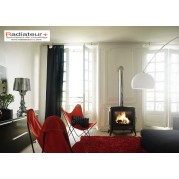 Poêle en fonte Sedan 15 - INVICTA - Finition Anthracite