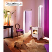 Poêle en fonte Chambord - INVICTA - Finition AnthraciteFinition Anthracite