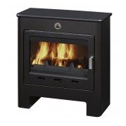 Poêle à bois classique Saphir 9 kW Noir DEVILLE C077AA.06-A