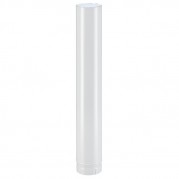 Tuyau émaillé blanc 100 cm de long et 150 mm de diamètre - POUJOULAT - 56150205