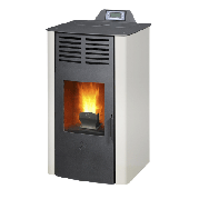 Poêle à granulée de bois Vénus 6 kW Noir DEVILLE C077GF.06-DA