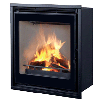 Insert contemporain Bijou C71 Turbo 12 kW DEVILLE C07925.PT06