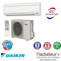 Climatisation Murale Inverter Daikin - FTX25JV / RX25JV (2.5 Kw)