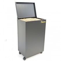 Cuve à granulés 80KG EMAFLAM - Noir