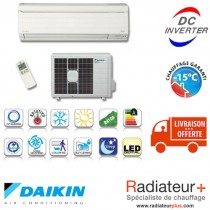 Climatisation Prêt à poser DC Inverter Daikin - FTXS71G / RXS71F (7.1 kw)