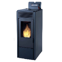 Poêle à granulée de bois Penmen 11 kW Noir DEVILLE C07723.06-DA