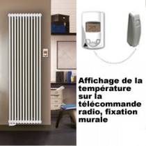 Radiateur électrique caloporteur LVI - Epok V - 3 Colonnes (hauteur 2045 mm)