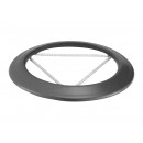 Rosace émaillée gris Ø 130 mm – POUJOULAT - 58130070