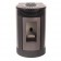 Poêle à Granulés ALMA rond 9 kW Noir