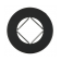 Rosace acier 2 mm noir mat Ø 130 mm - POUJOULAT – 50130970