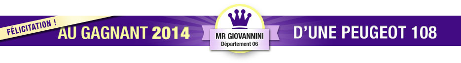 gagnez une voiture