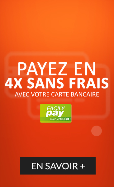 Payez votre commande en 4 fois sans frais