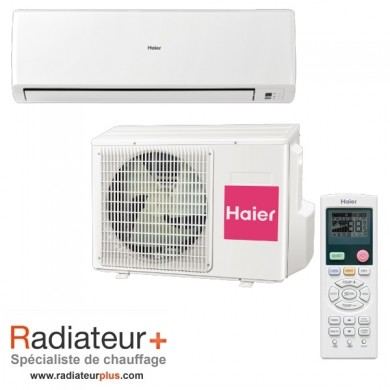 Climatisation mono-split réversible HAIER 3,5 KW - Mural Home 12 