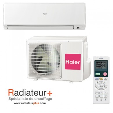 Climatisation mono-split réversible HAIER 6,4 KW - Mural Home 24 